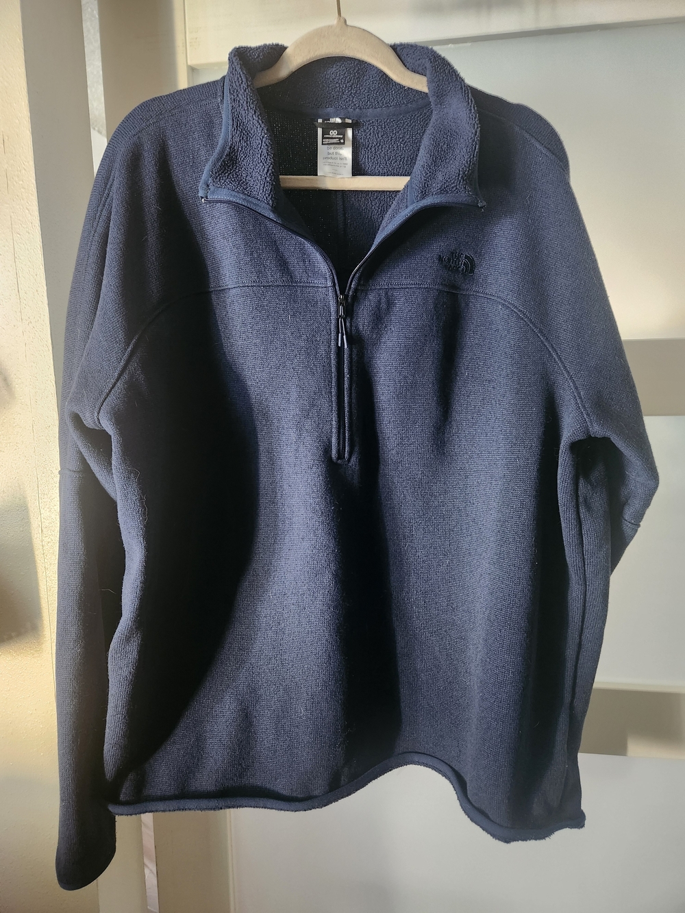 The North Face Navy Blue Quarter-Zip Fleece Pullover